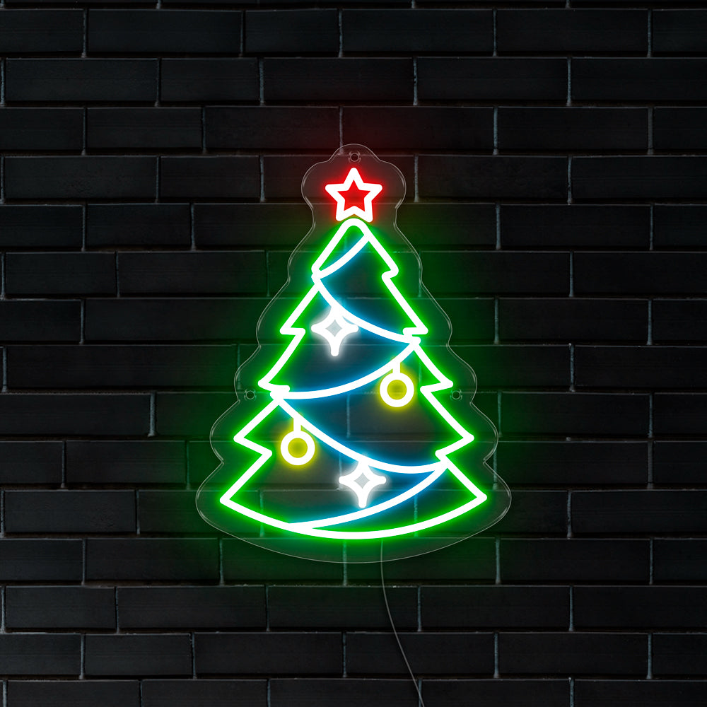 Christmas Tree Mini LED Neon Sign