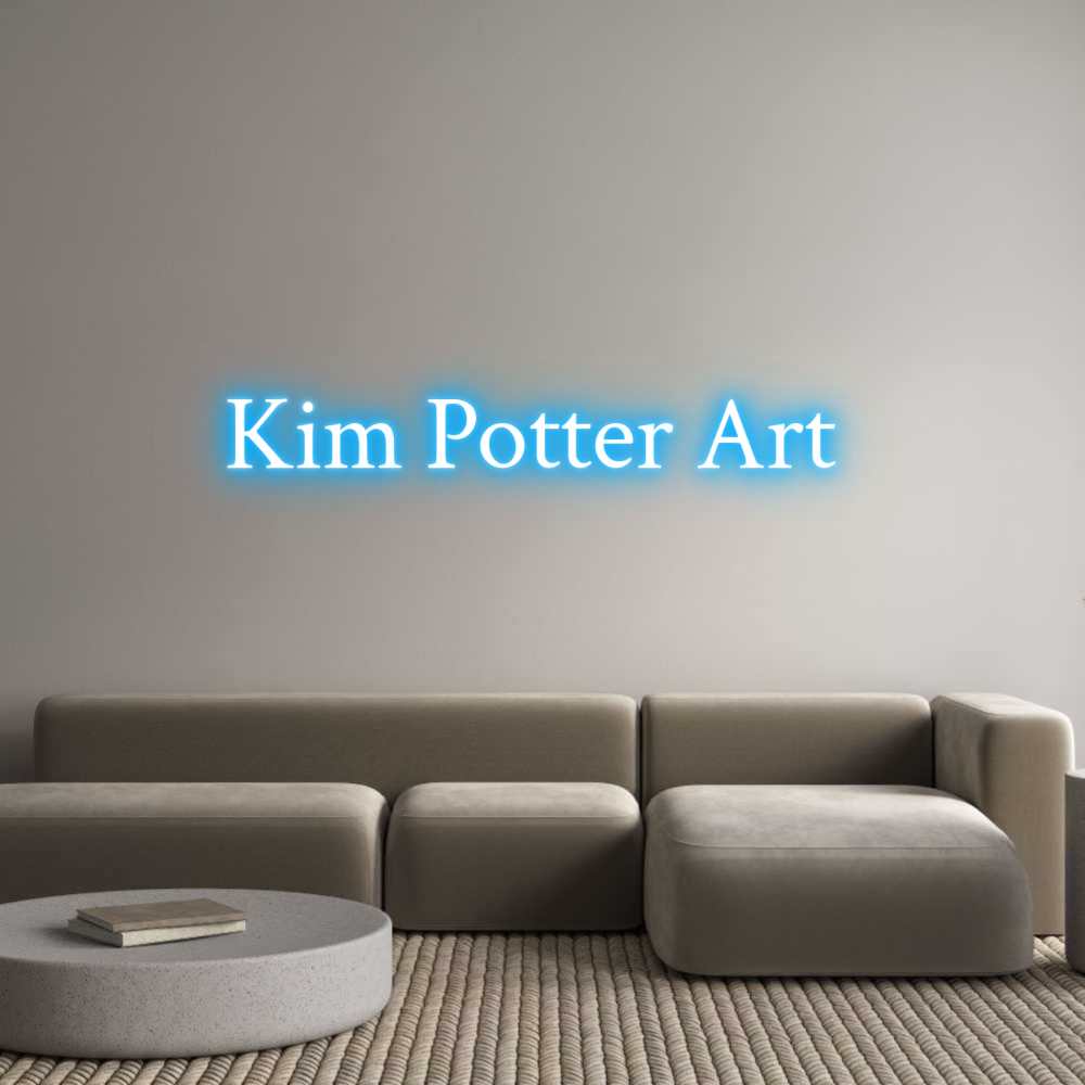 Custom Neon Text - Kim Potter Art