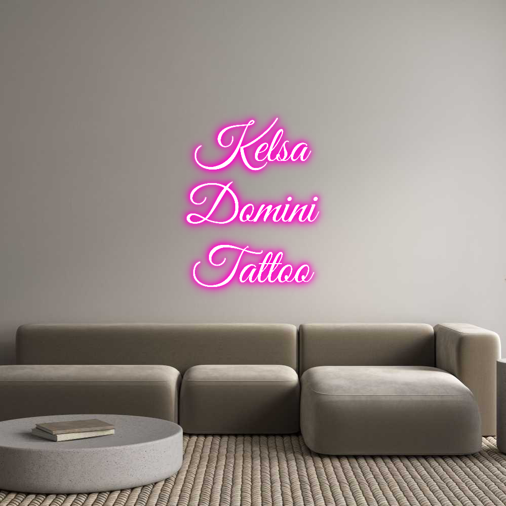 Custom Neon Text - Kelsa
Domini...