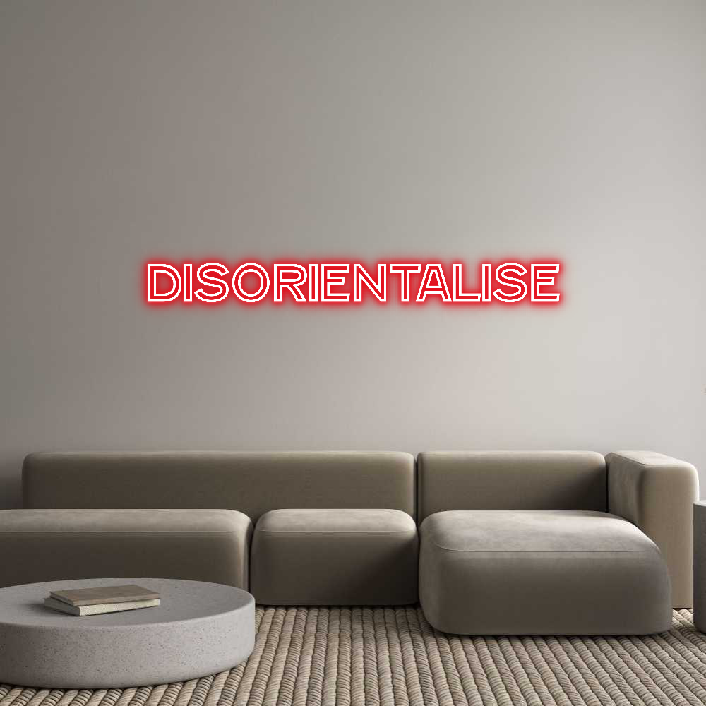 Custom Neon Text - Disorientalise