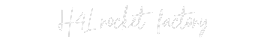 Custom Neon Text - H4L rocket fa...