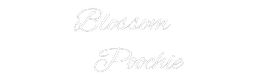 Custom Neon Text - Blossom
   P...