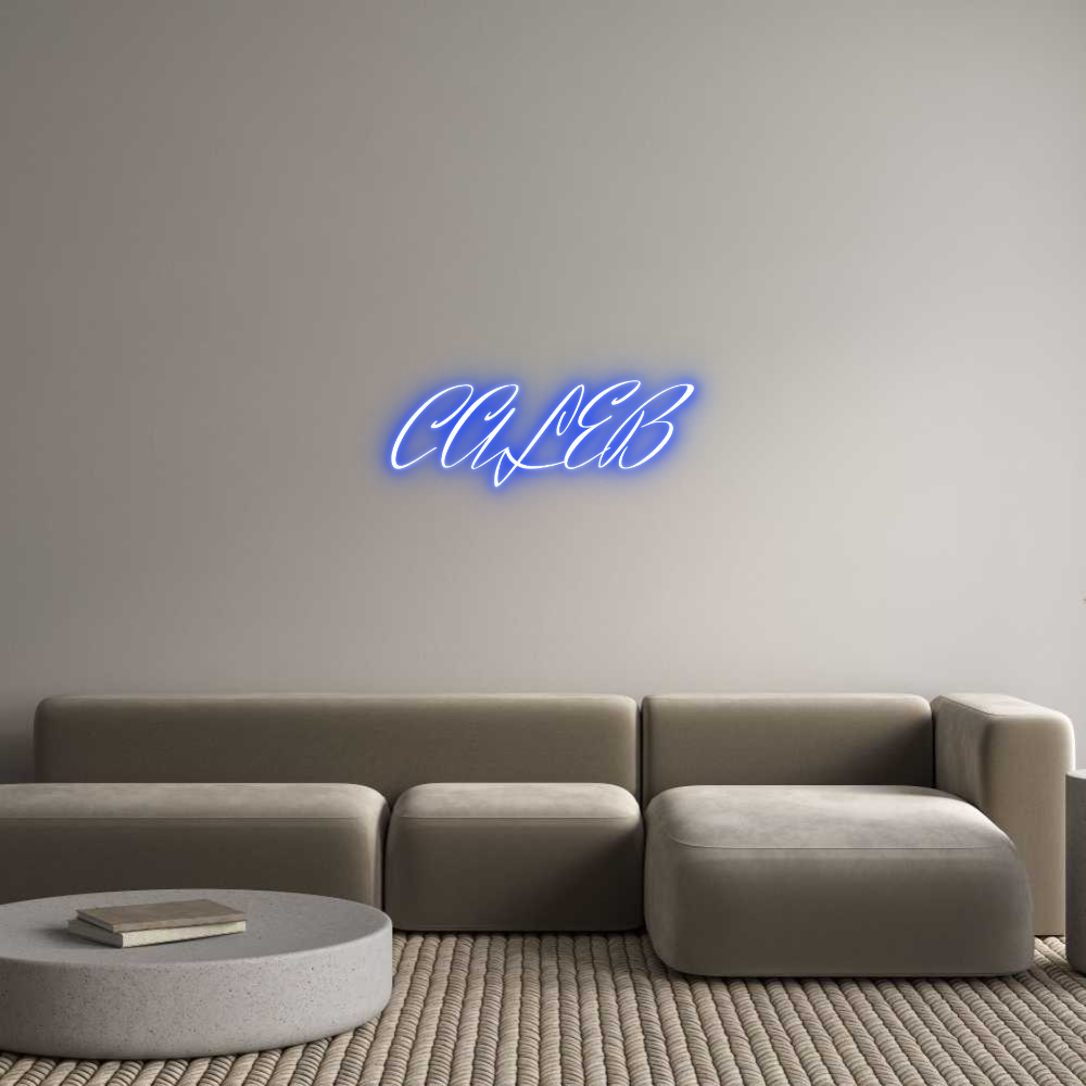 Custom Neon Text - CALEB
