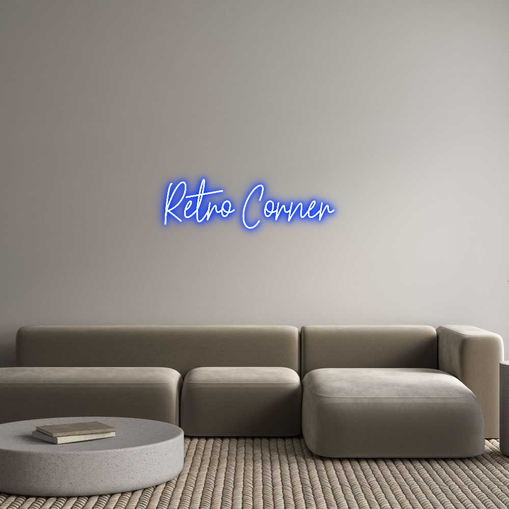 Custom Neon Text - Retro Corner