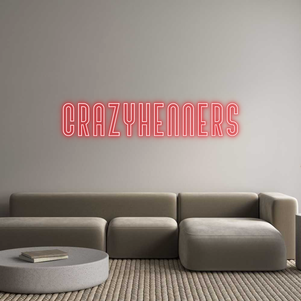 Custom Neon Text - CrazyHenners
