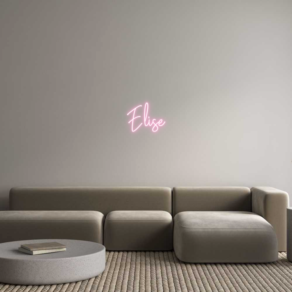 Custom Neon Text - Elise