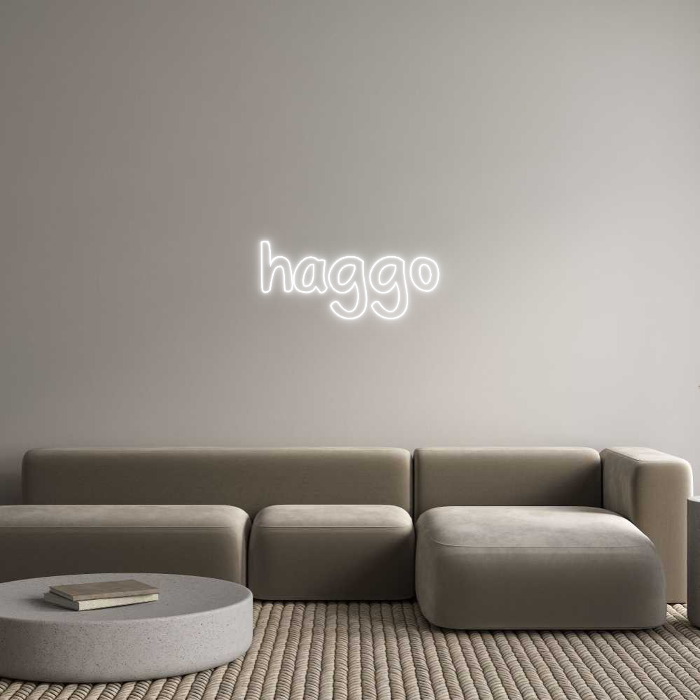 Custom Neon Text - haggo