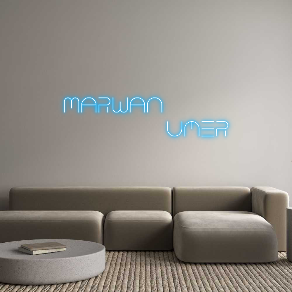 Custom Neon Text- Marwan 
    ...