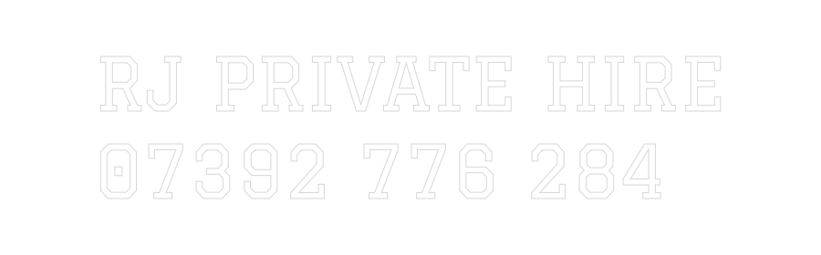 Custom Neon Text - RJ PRIVATE HI...