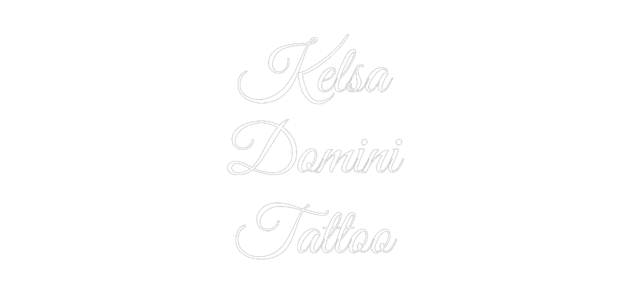 Custom Neon Text - Kelsa
Domini...