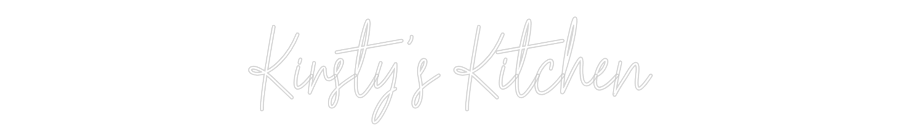 Custom Neon Text - Kirsty's Kitc...