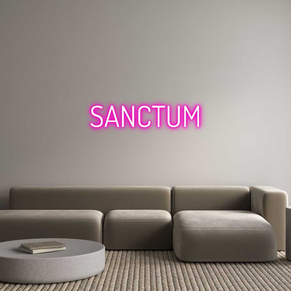Custom Neon Text - SANCTUM