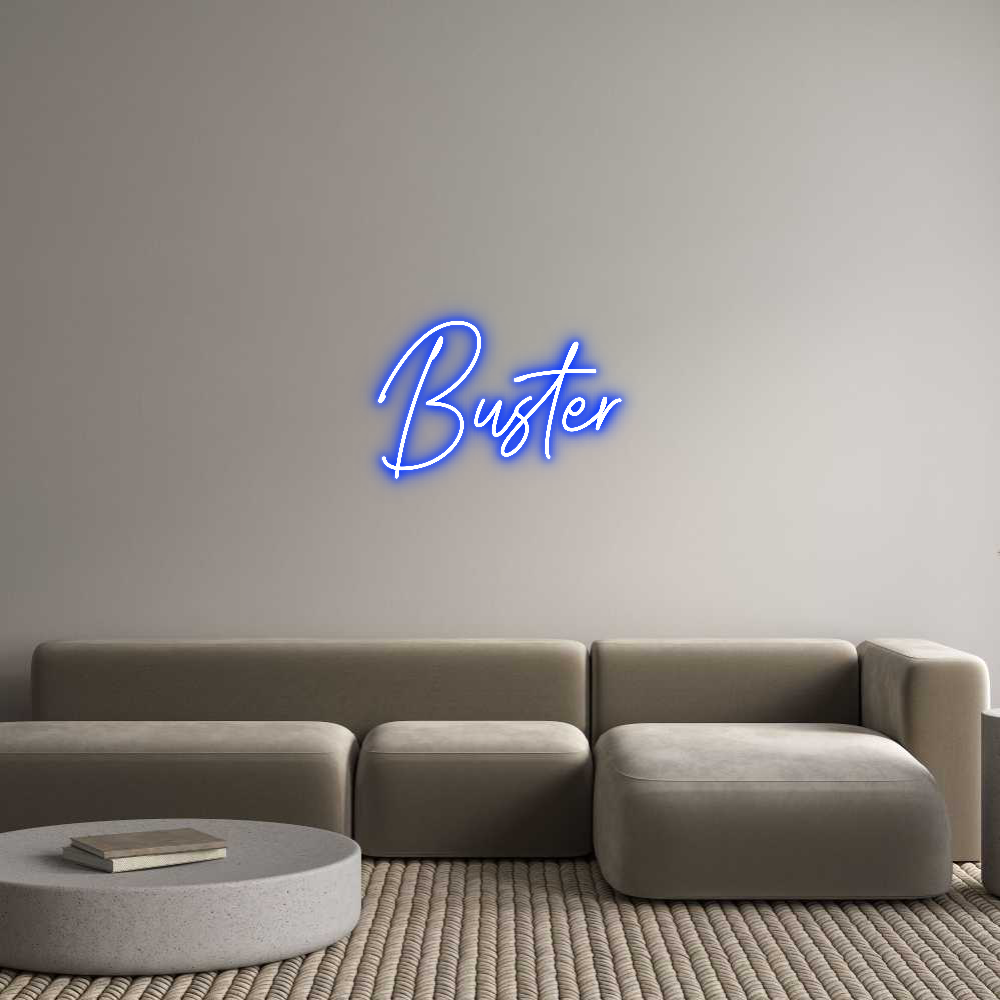 Custom Neon Text- Buster