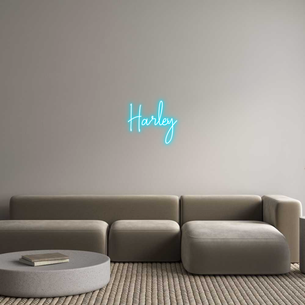 Custom Neon Text - Harley