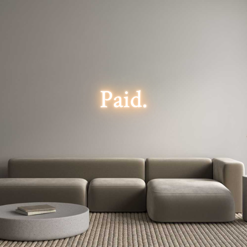 Custom Neon Text - Paid.