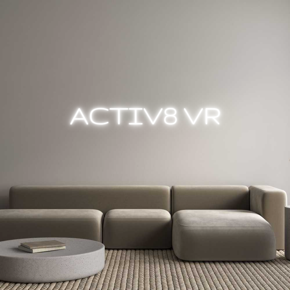 Custom Neon Text - ACTIV8 VR