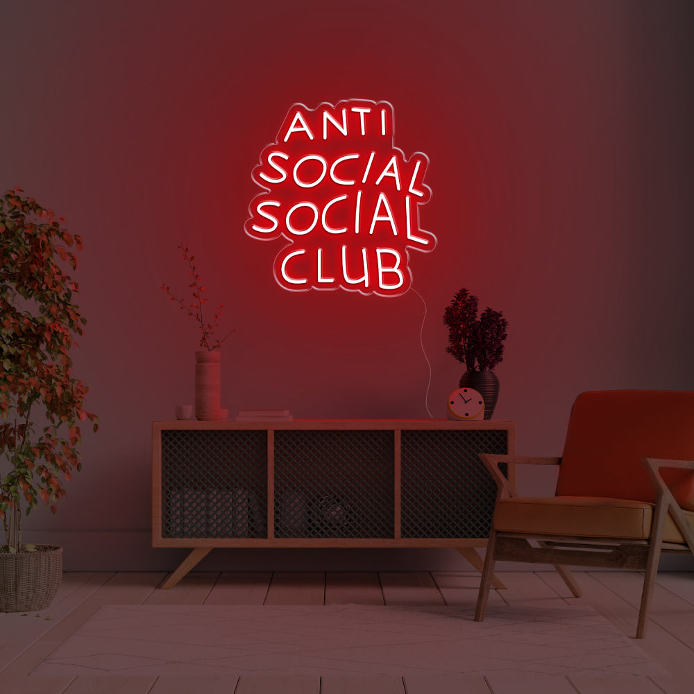 Anti Social Social Club LED Neon Sign