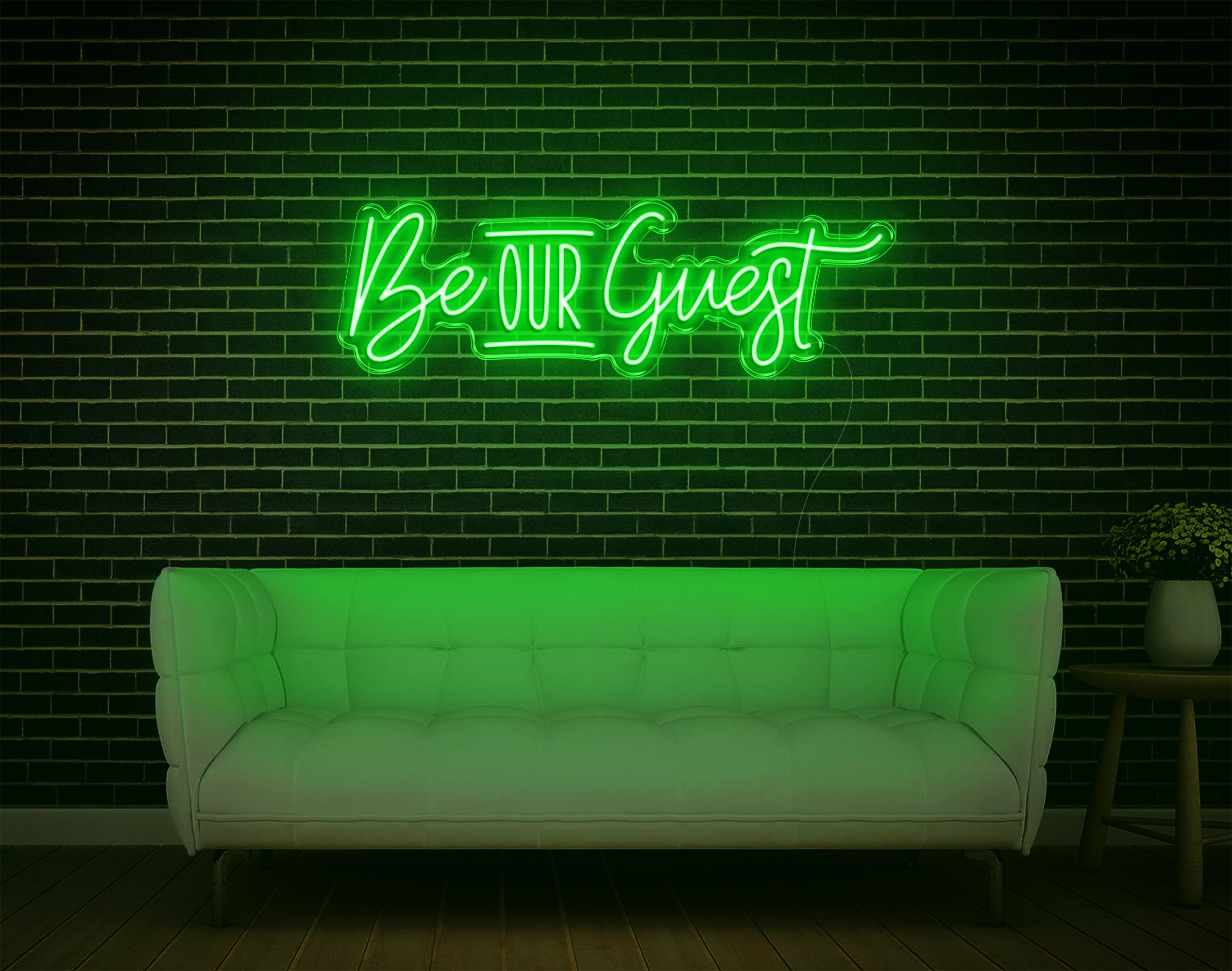 Be Our Guest LED Neon Sign