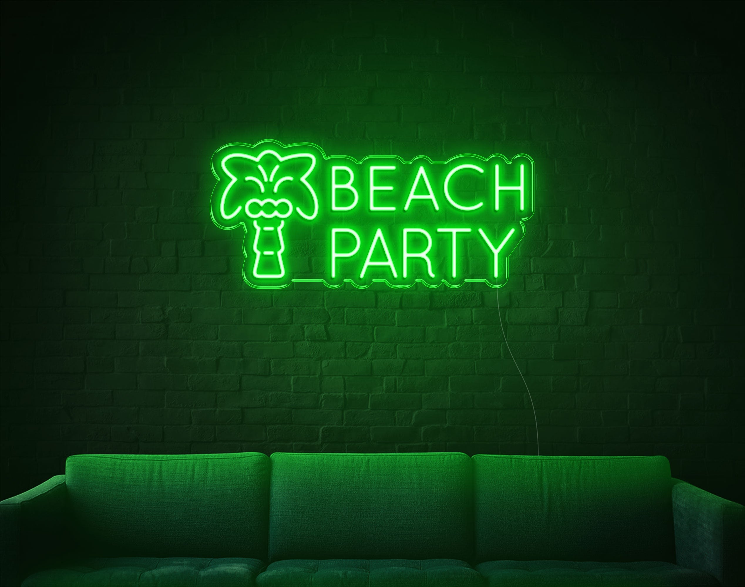 Beach Party LED Neon Sign