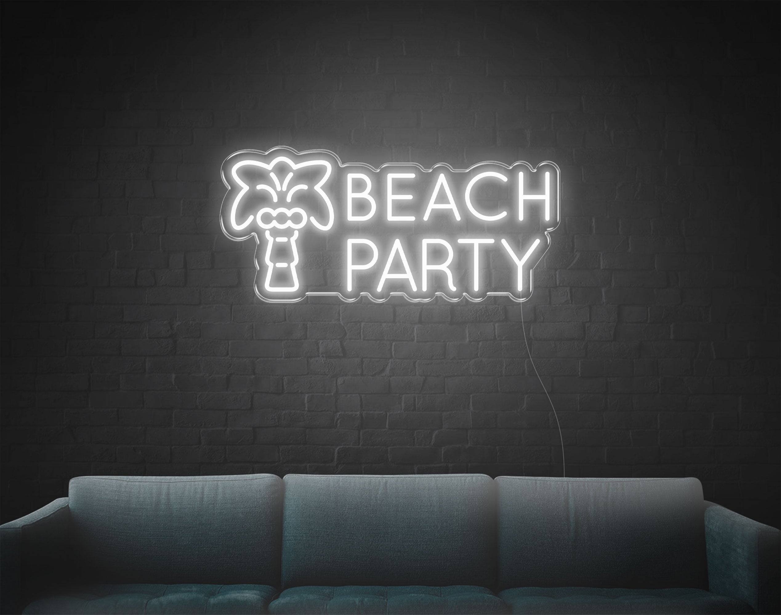 Beach Party LED Neon Sign