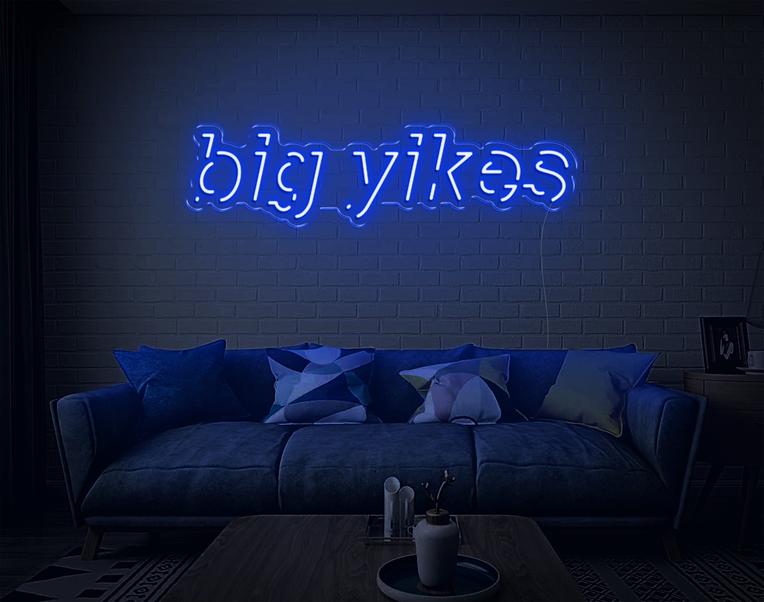 Big Yikes LED Neon Sign