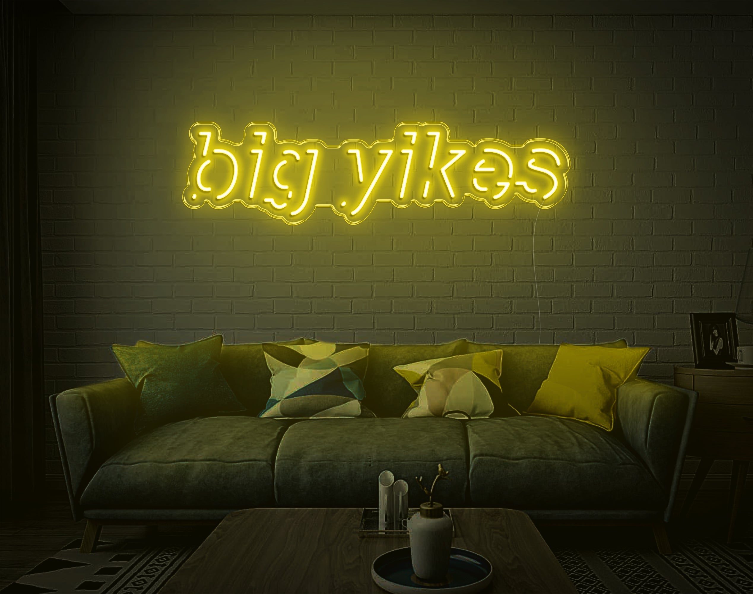 Big Yikes LED Neon Sign