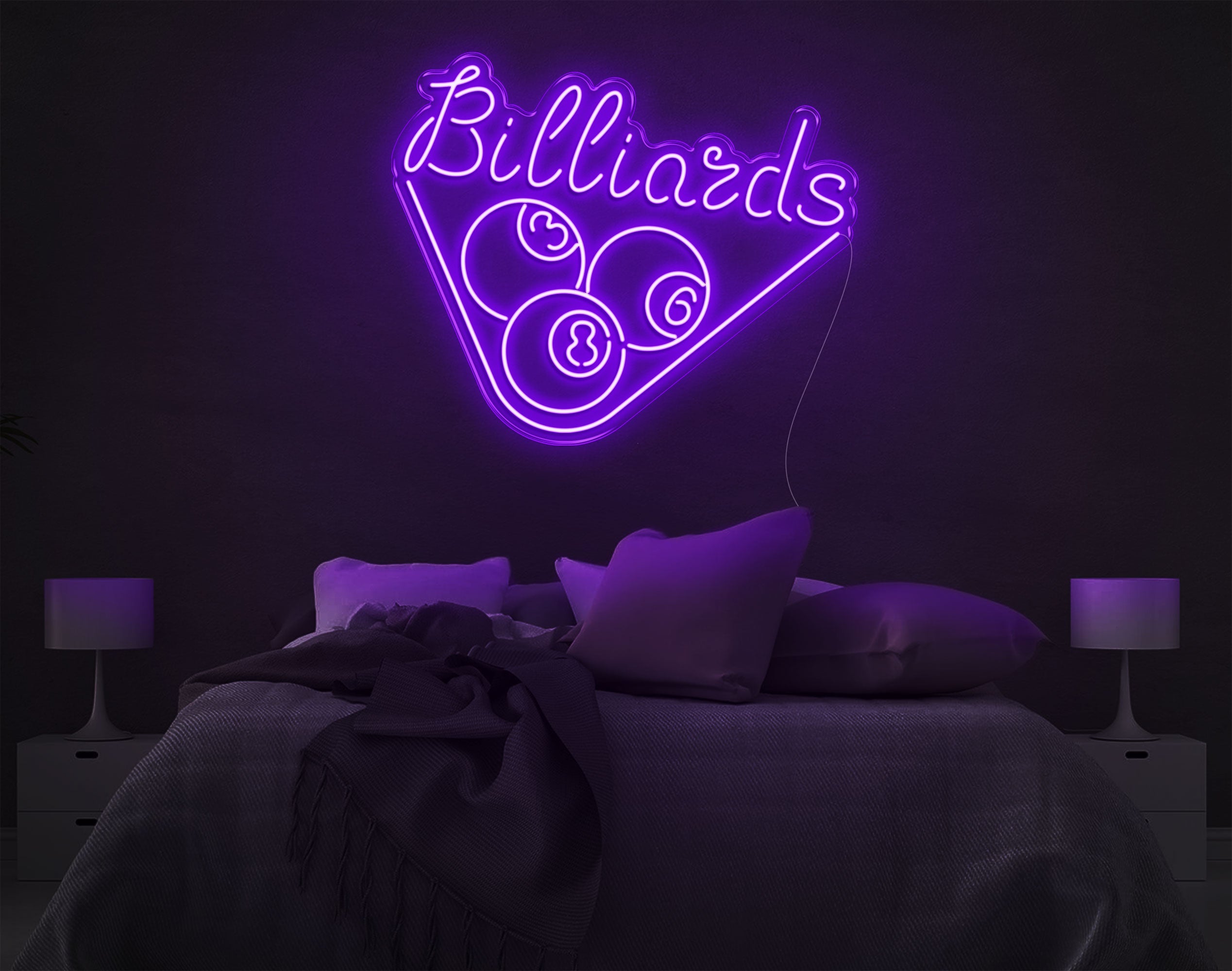 Billiards LED Neon Sign