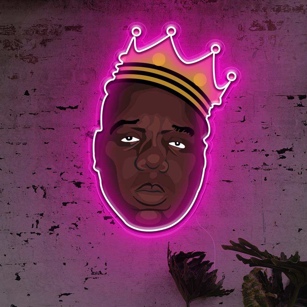 Biggie Neon Art