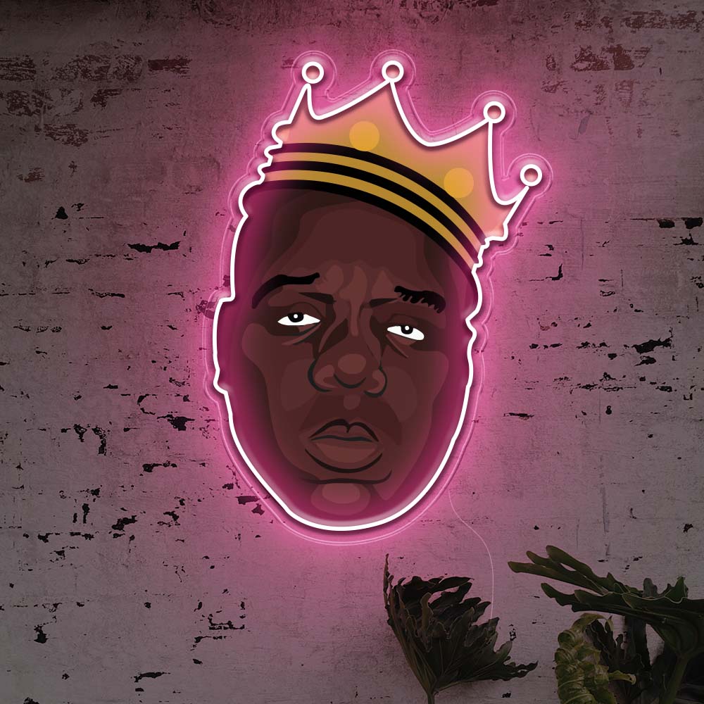 Biggie Neon Art