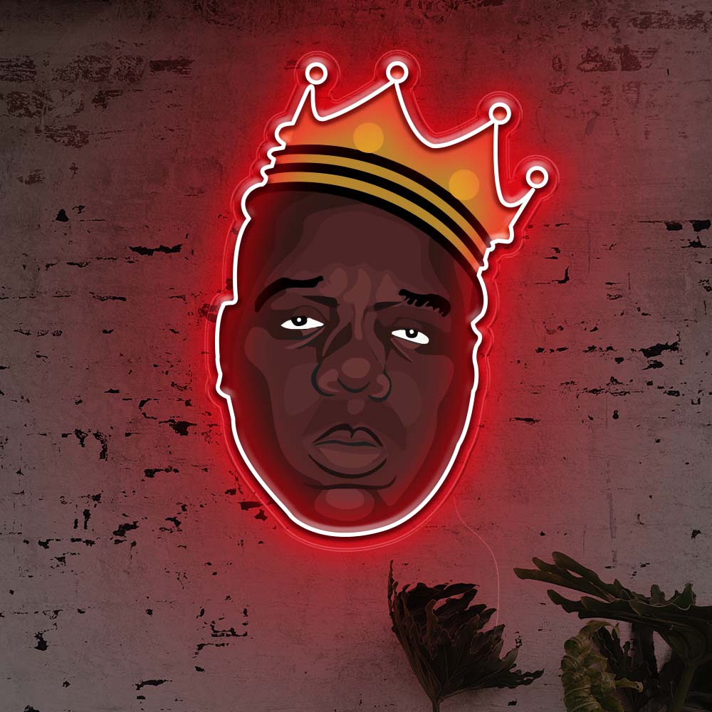 Biggie Neon Art