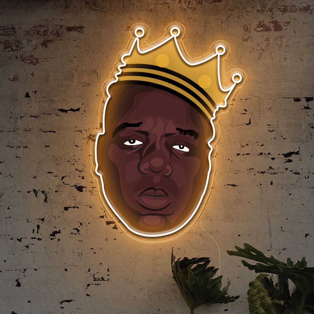 Biggie Neon Art