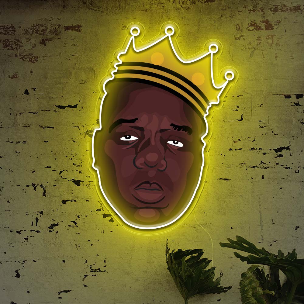 Biggie Neon Art