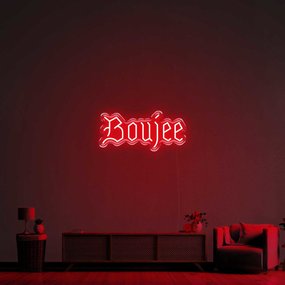 Boujee LED Neon Sign