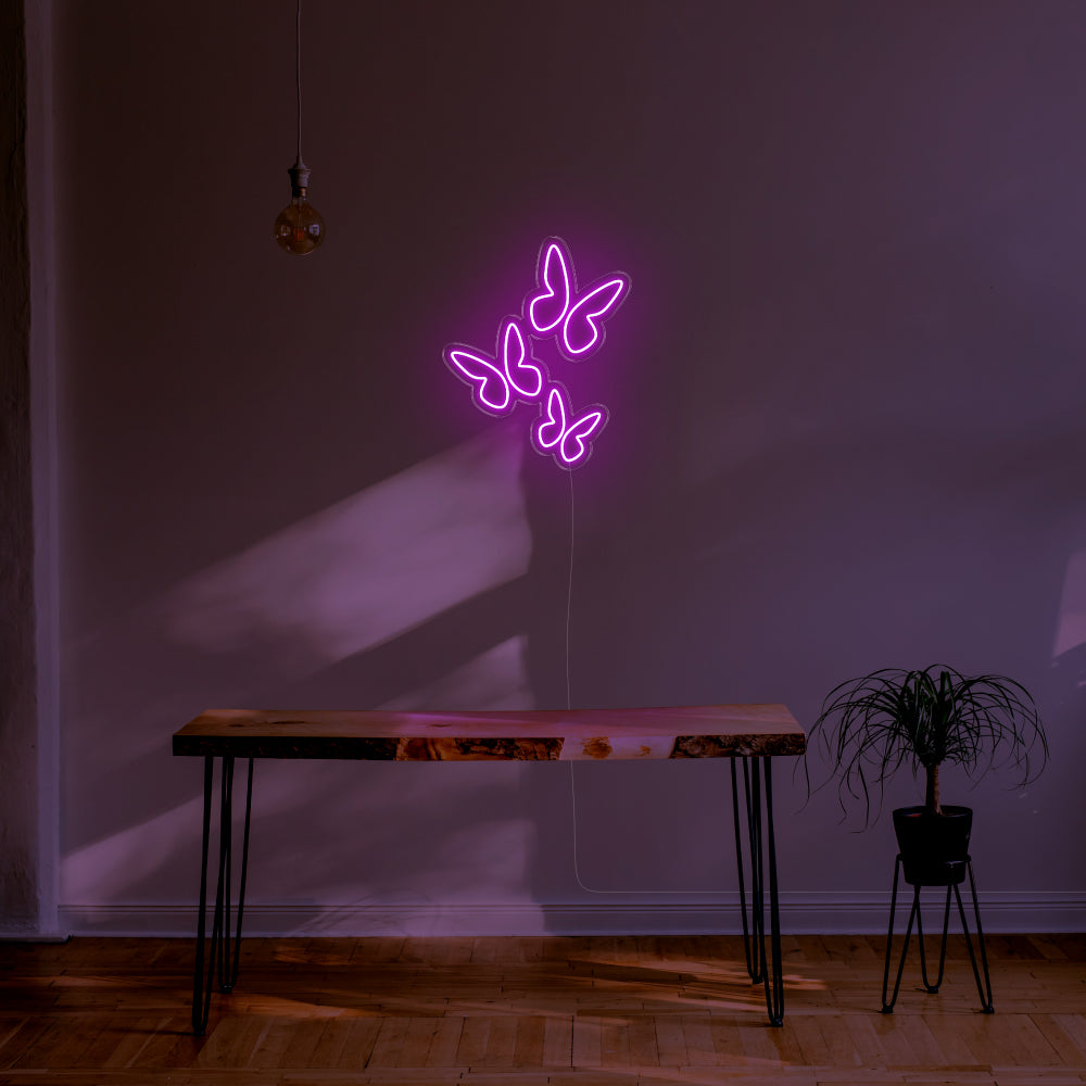 Butterflies LED Neon Sign