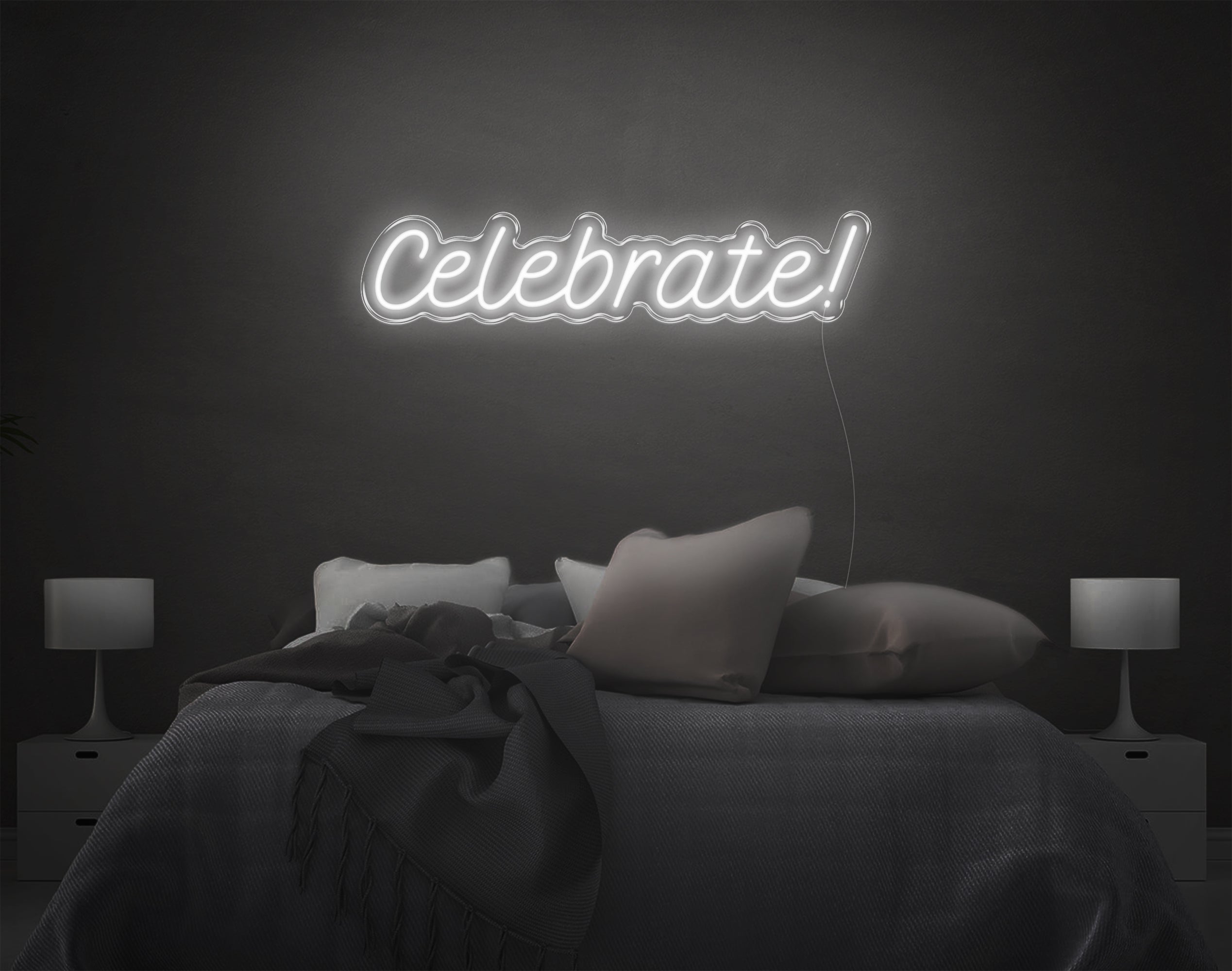 Celebrate LED Neon Sign