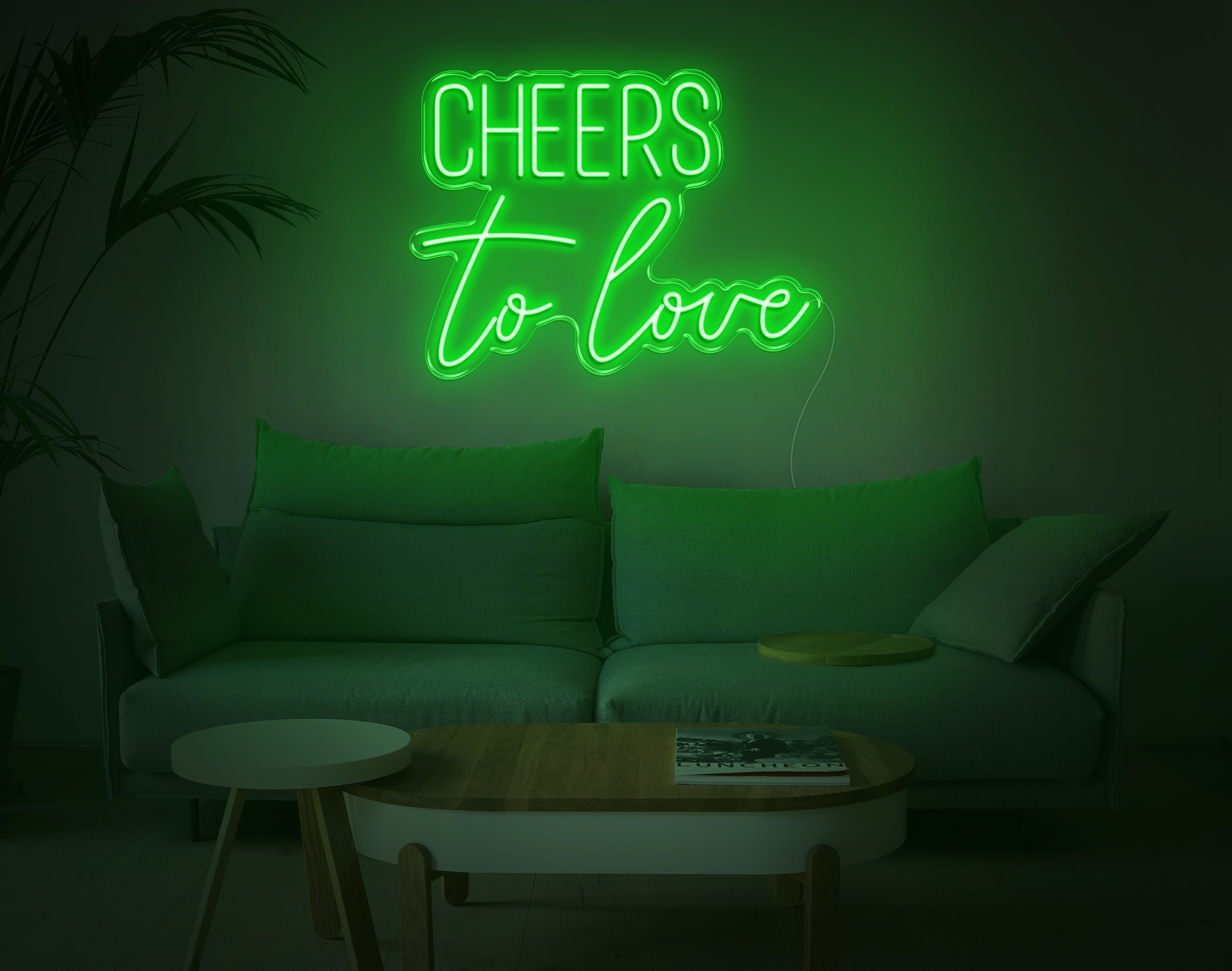 Cheers To Love LED Neon Sign