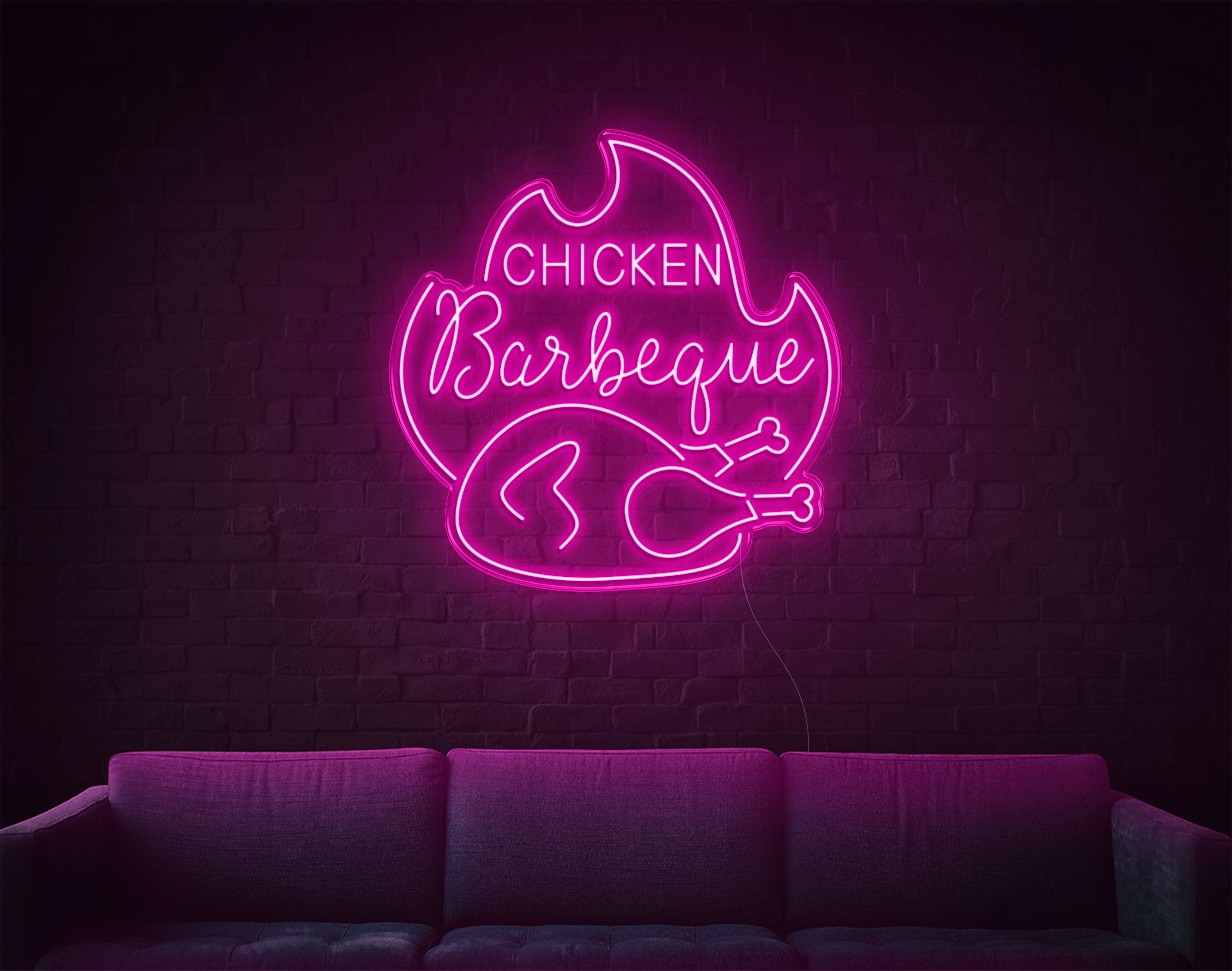 Chicken Bbq LED Neon Sign