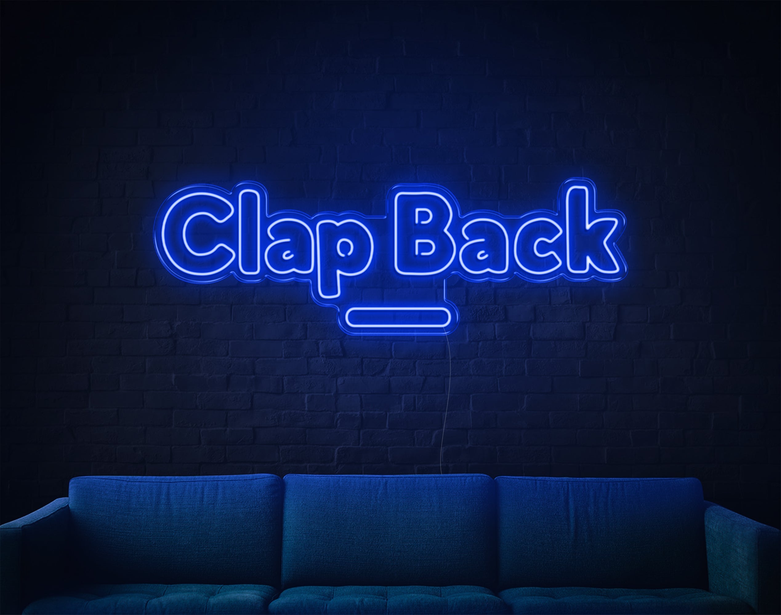 Clap Back LED Neon Sign