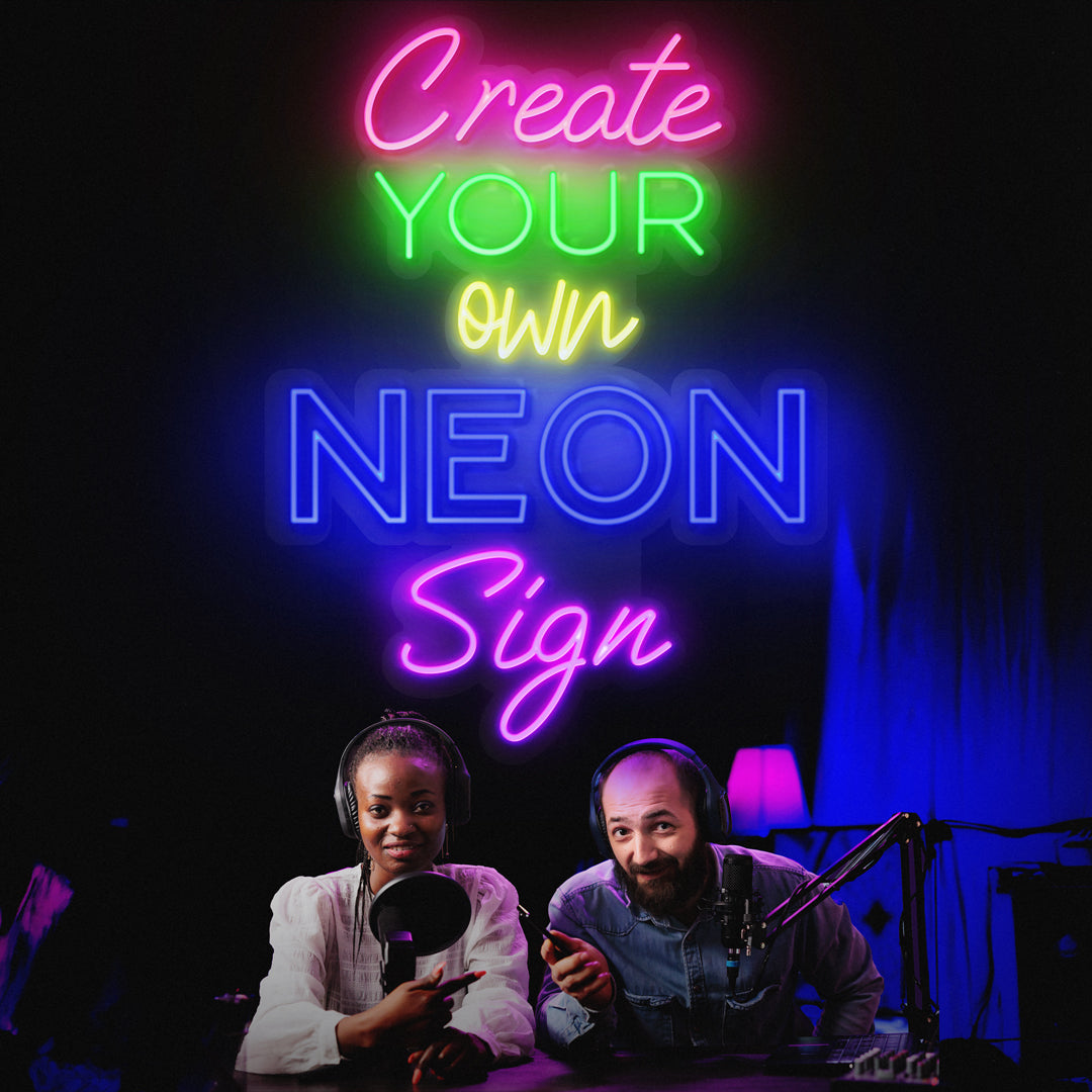 Neon Lights For Room - Custom Neon Wall Sign - Guaranteed Safety & Durability - Personalised Text - 3 Year Warranty