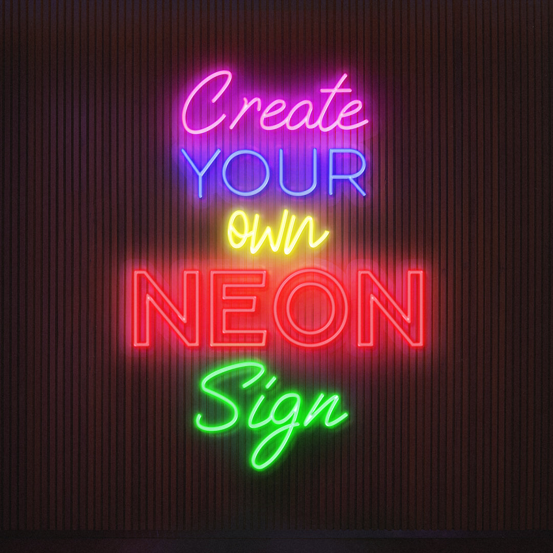 Custom Neon Signs - Neon LED Lights For Indoor and Outdoor - High Quality Personalised Text - 3 Year Warranty