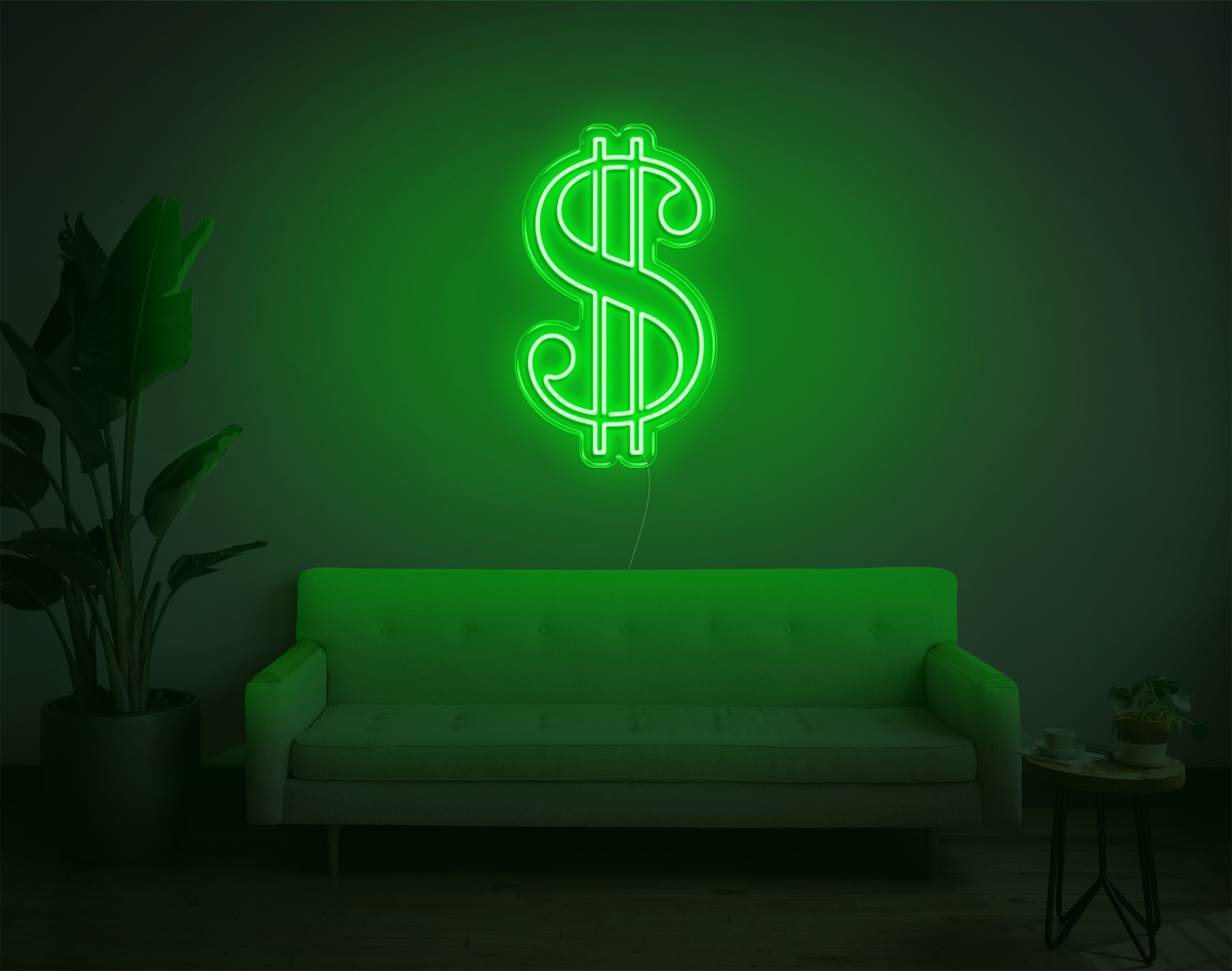 Dollar Sign LED Neon Sign