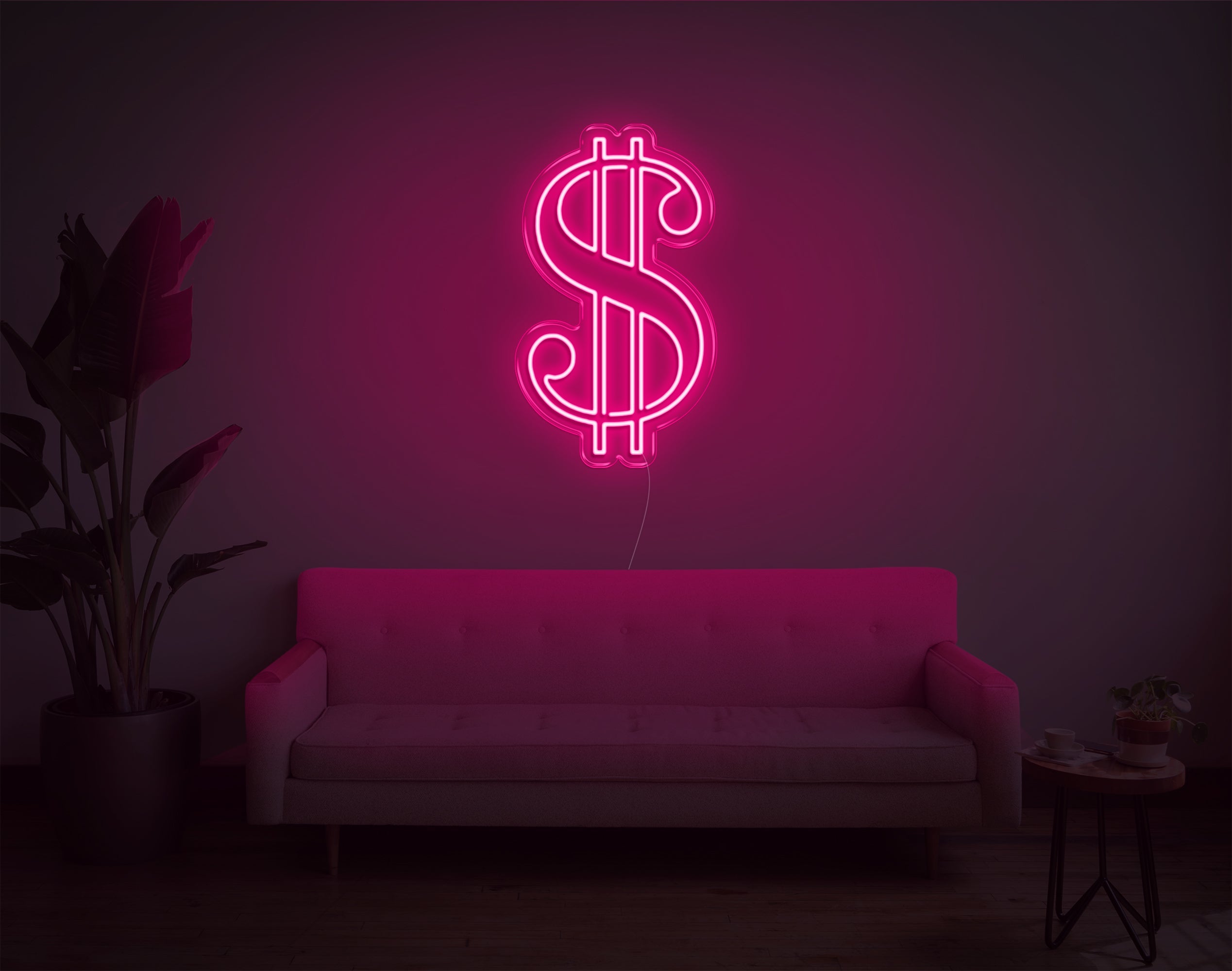 Dollar Sign LED Neon Sign