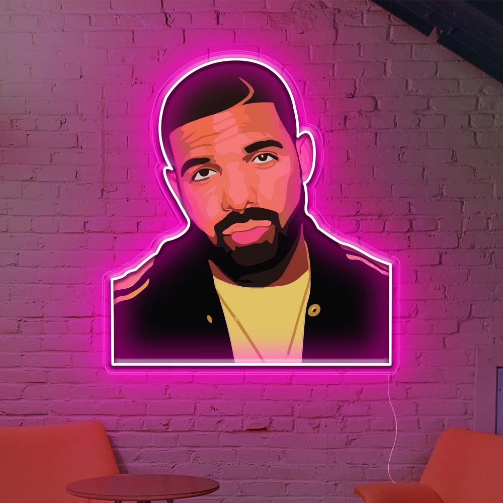 Drake Neon Art