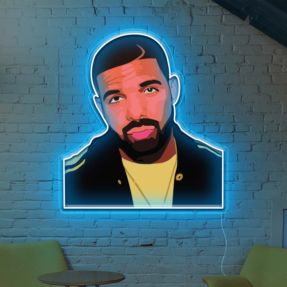 Drake Neon Art