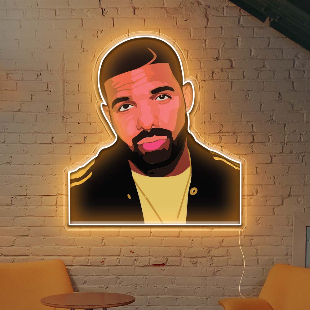 Drake Neon Art