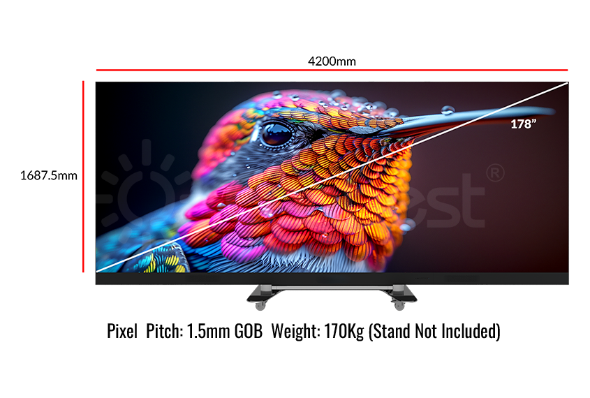 CTV-Ultrawide - 21:9 Ultra-Wide Dual Tri-Fold LED TV