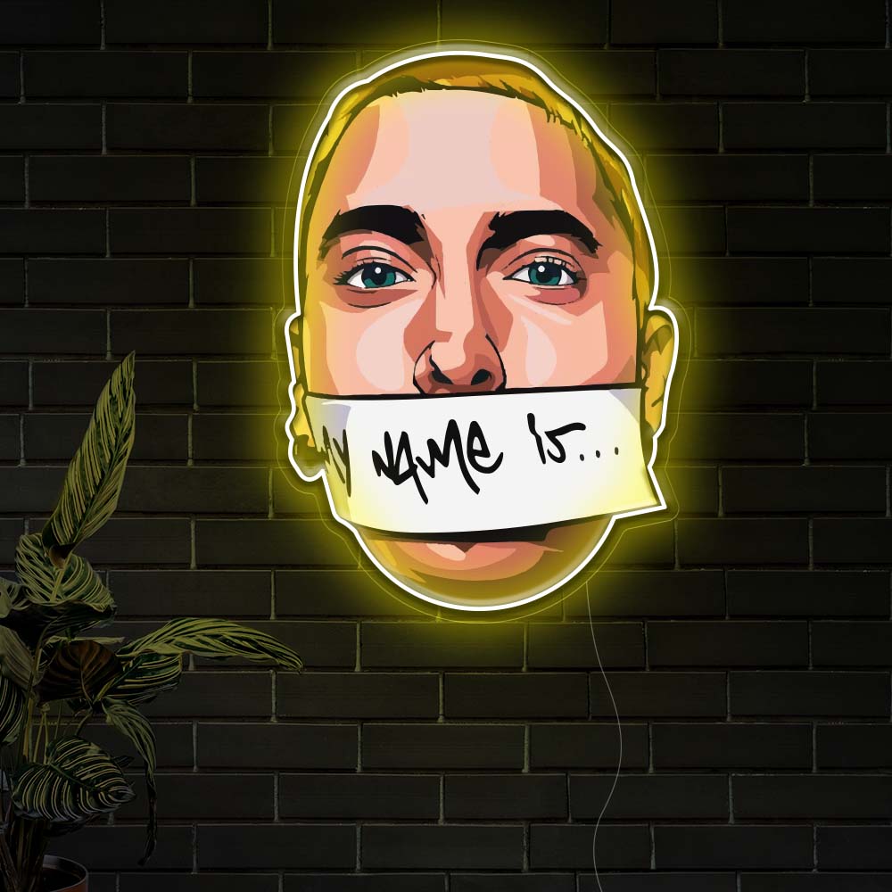 Eminem Neon Art