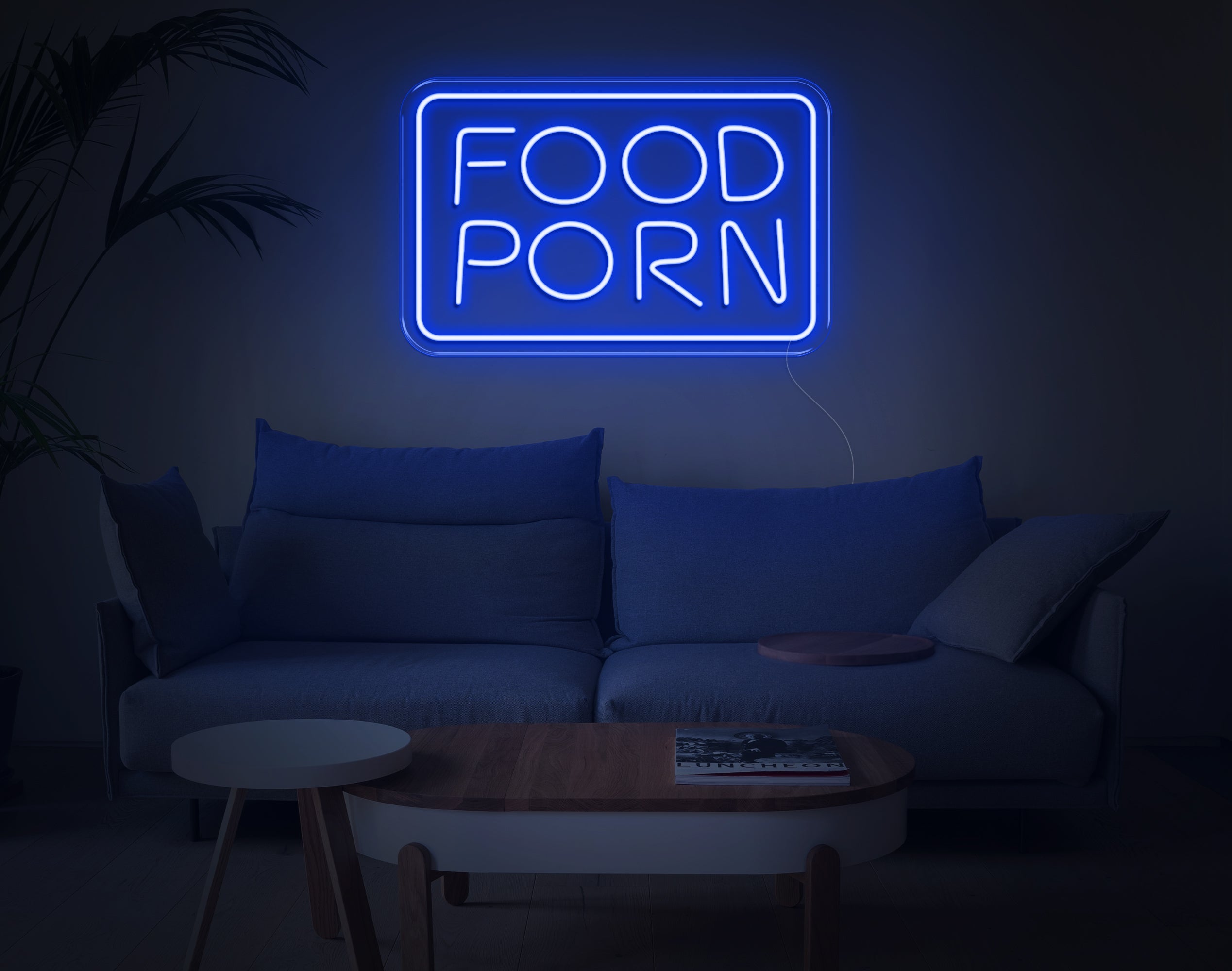 Food Porn LED Neon Sign