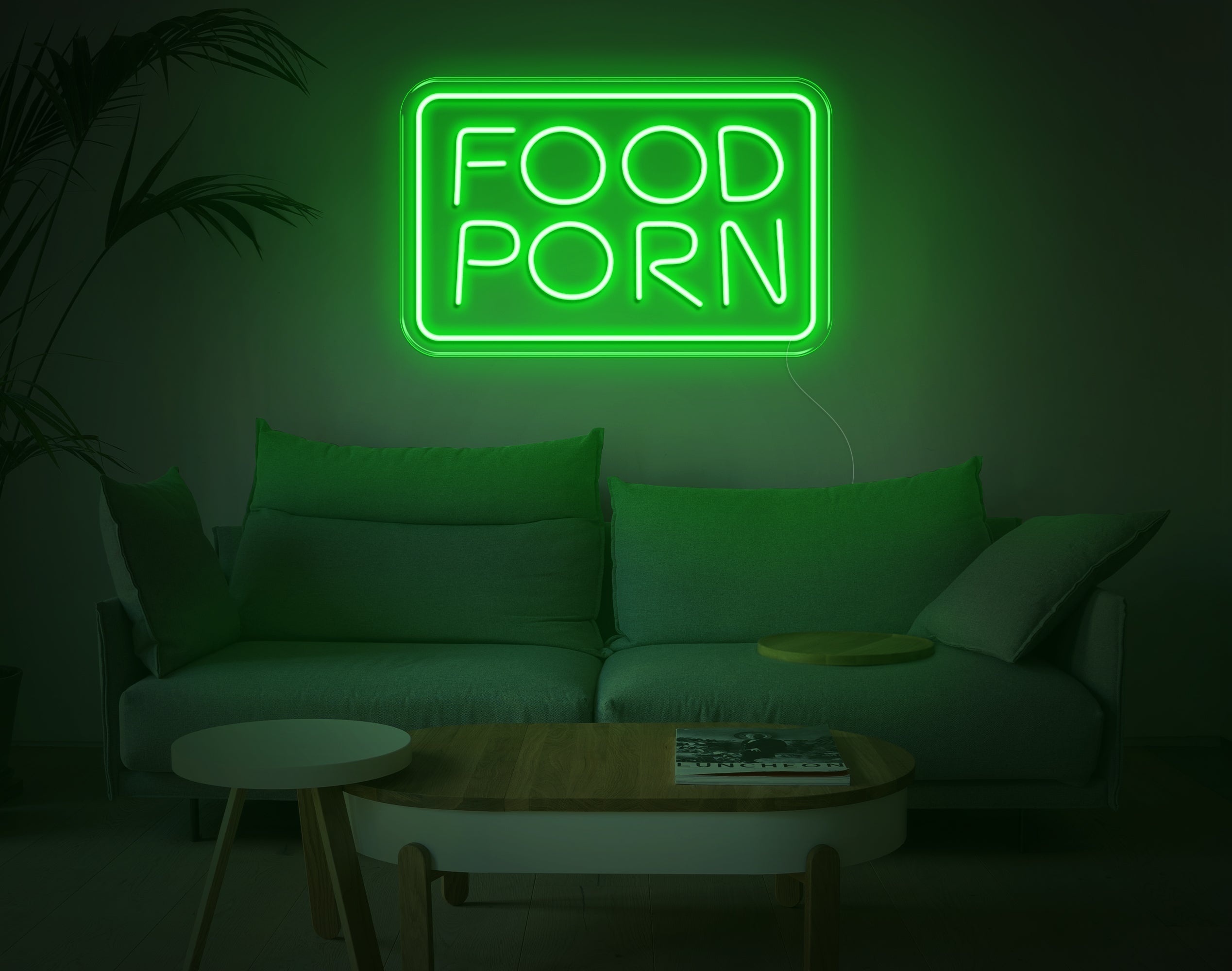 Food Porn LED Neon Sign