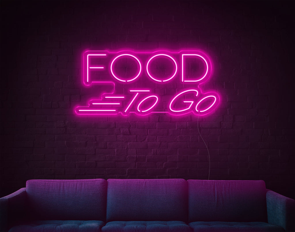 Neon Go Sign Food To Go LED Neon Sign